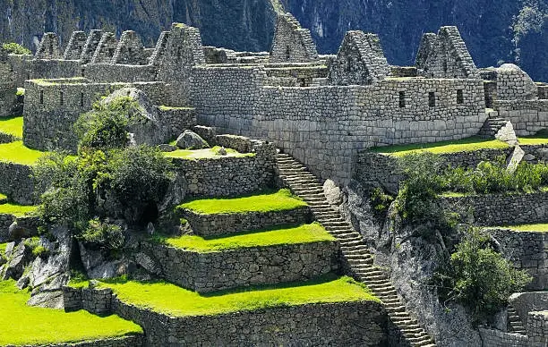 Machu Picchu Circuit 3 Inca Oriental Store Houses photo